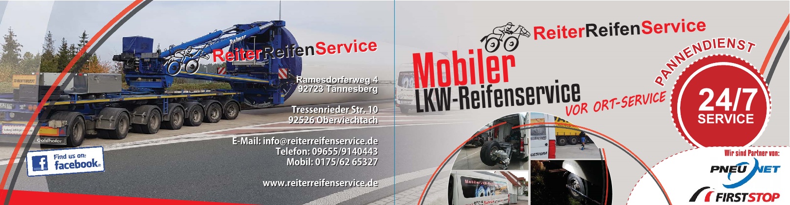 Mobiler LKW Reifenservice - Flyer